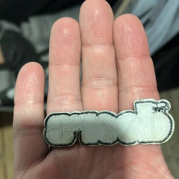 The Doors - Black and White Patch Embroidered Patch/Crest. NWOT. Iron-on. Small - Picture 2 of 2